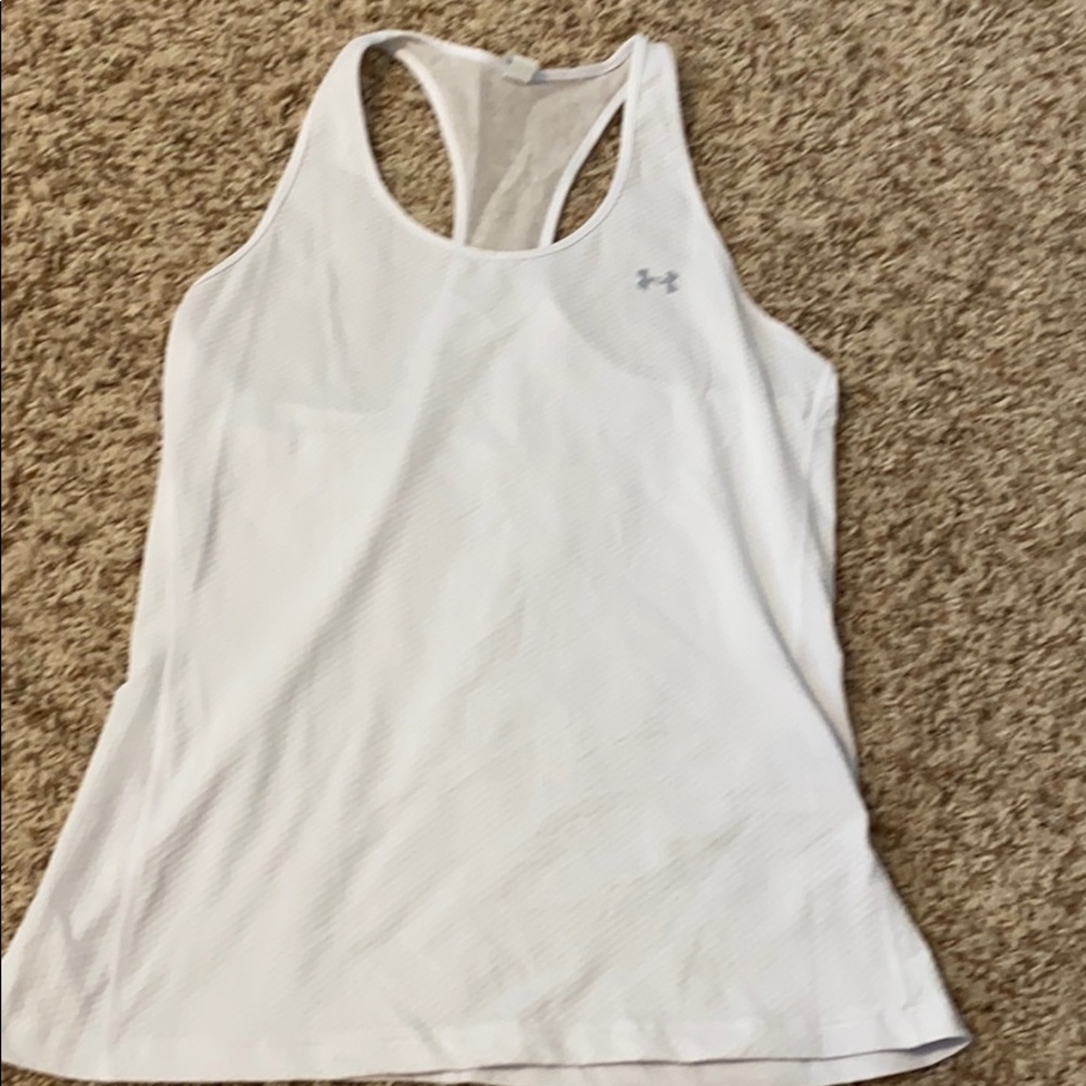 Under Armour white tank top
